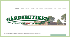 Desktop Screenshot of gardsbutiken.se