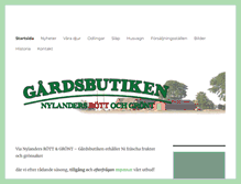 Tablet Screenshot of gardsbutiken.se